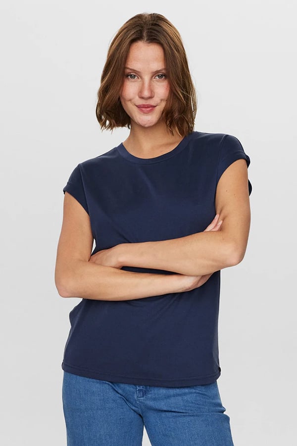 ΜΠΛΟΥΖΑ NUMPH - 3025 DRESS BLUES